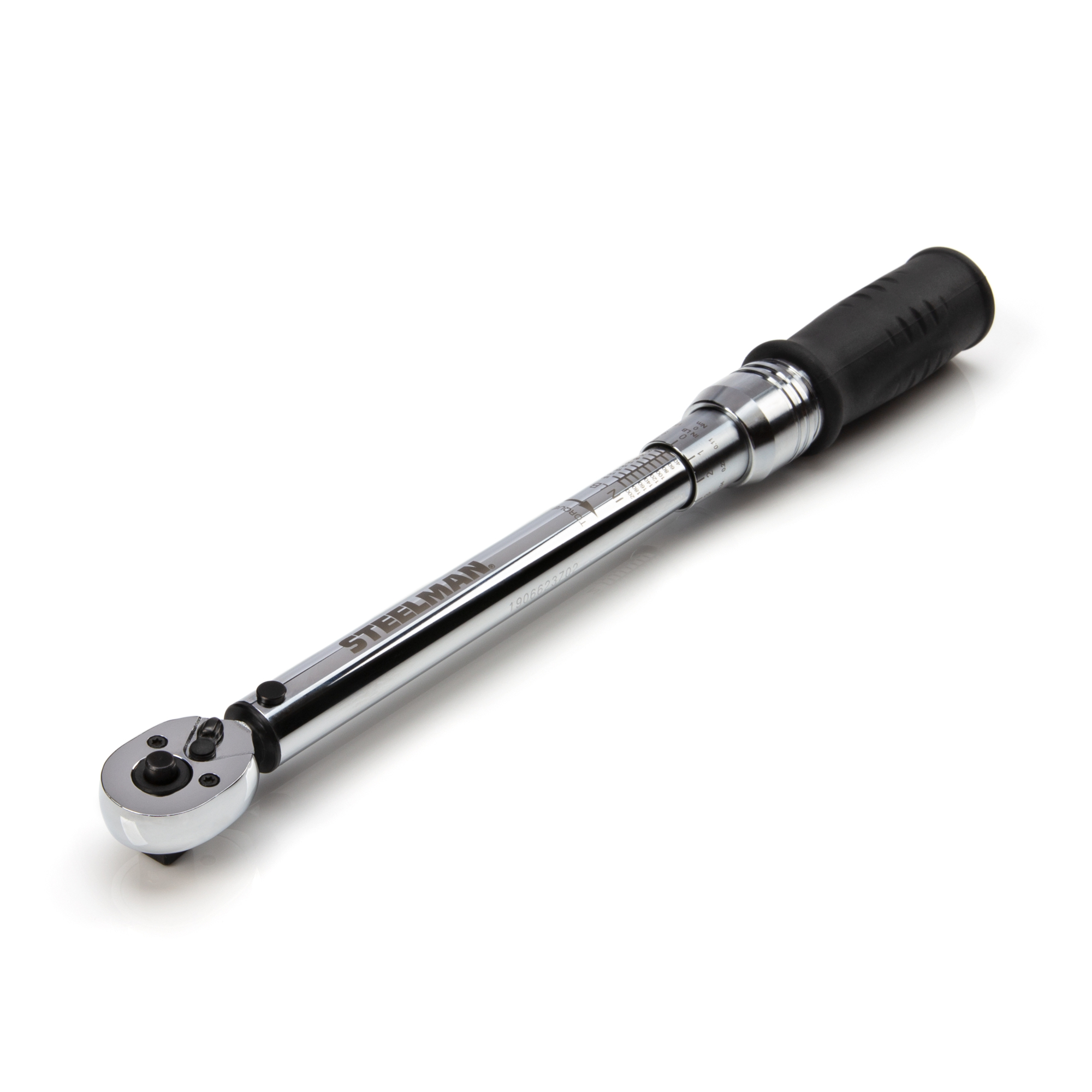 STEELMAN 3/8-Inch Drive 30-200 in-lb Micro-Adjustable Torque Wrench, Model# 60464
